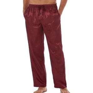 NEW. Mens Satin Sleep Lounge Pants. Size Medium. Set Of 3